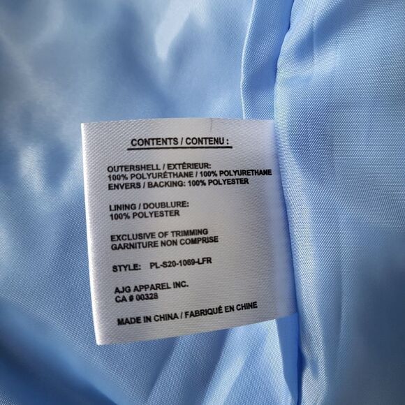 London Fog rainwear coat light blue color S/P size - Picture 7 of 9